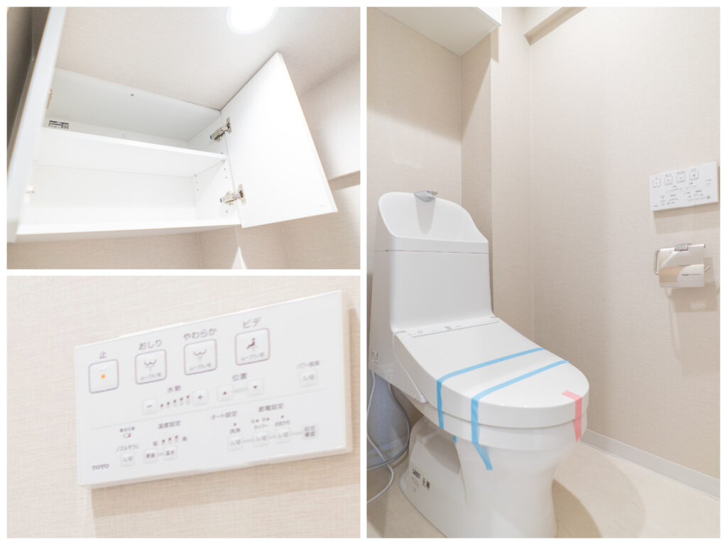 藤沢　リノベーション　マンション　水回り　洗面室　パウダールーム　トイレ　ウォシュレット
